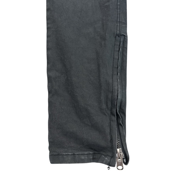 MNML Men’s BLACK JEANS ANKLE ZIP Size 36X30 - Picture 6 of 7